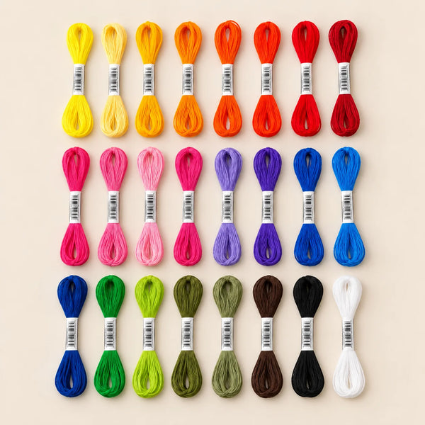 Filo da ricamo – 24 colori