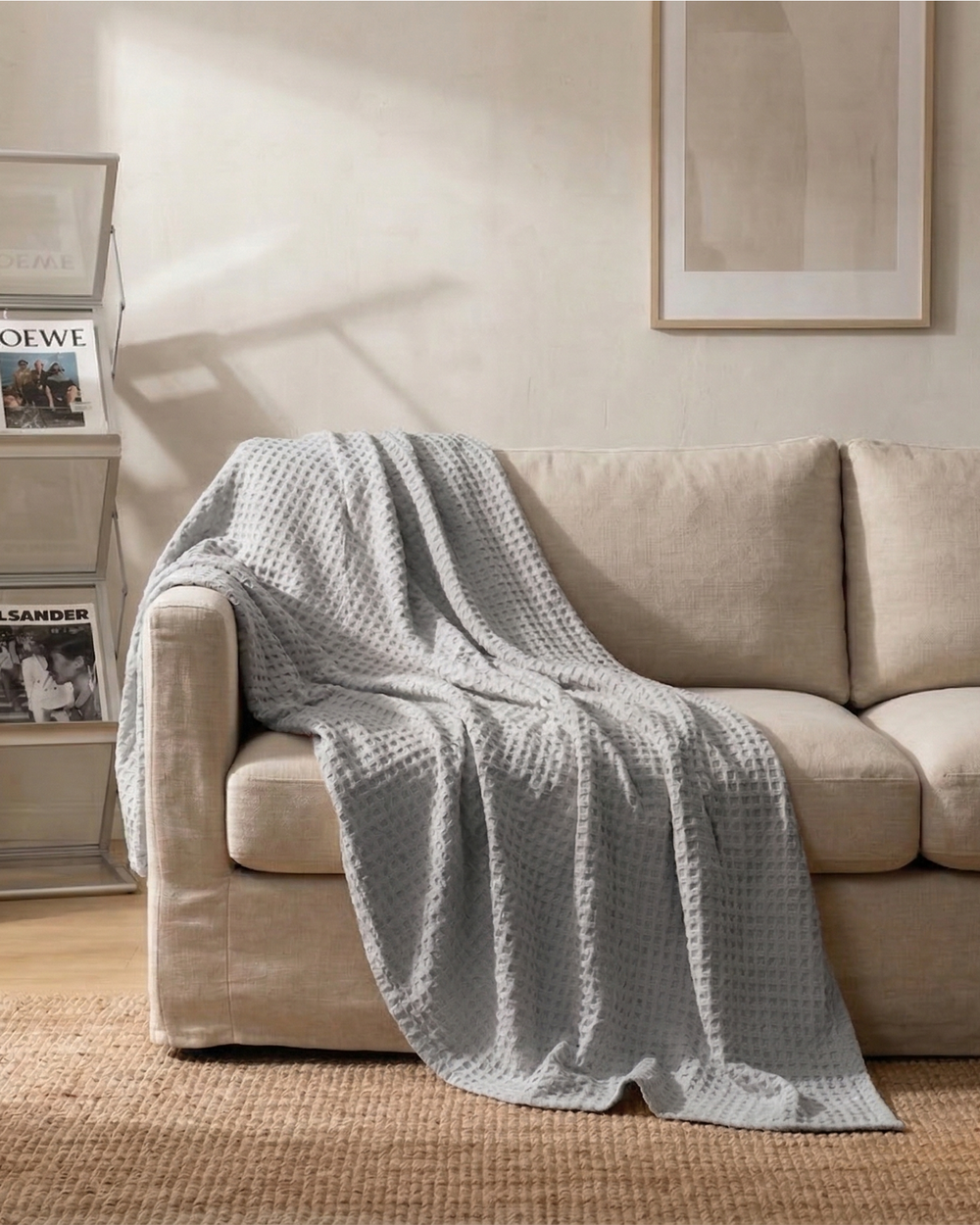 Plaid nido d'ape – 100 % cotone
