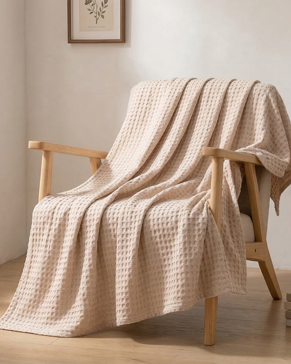 Plaid nido d'ape – 100 % cotone