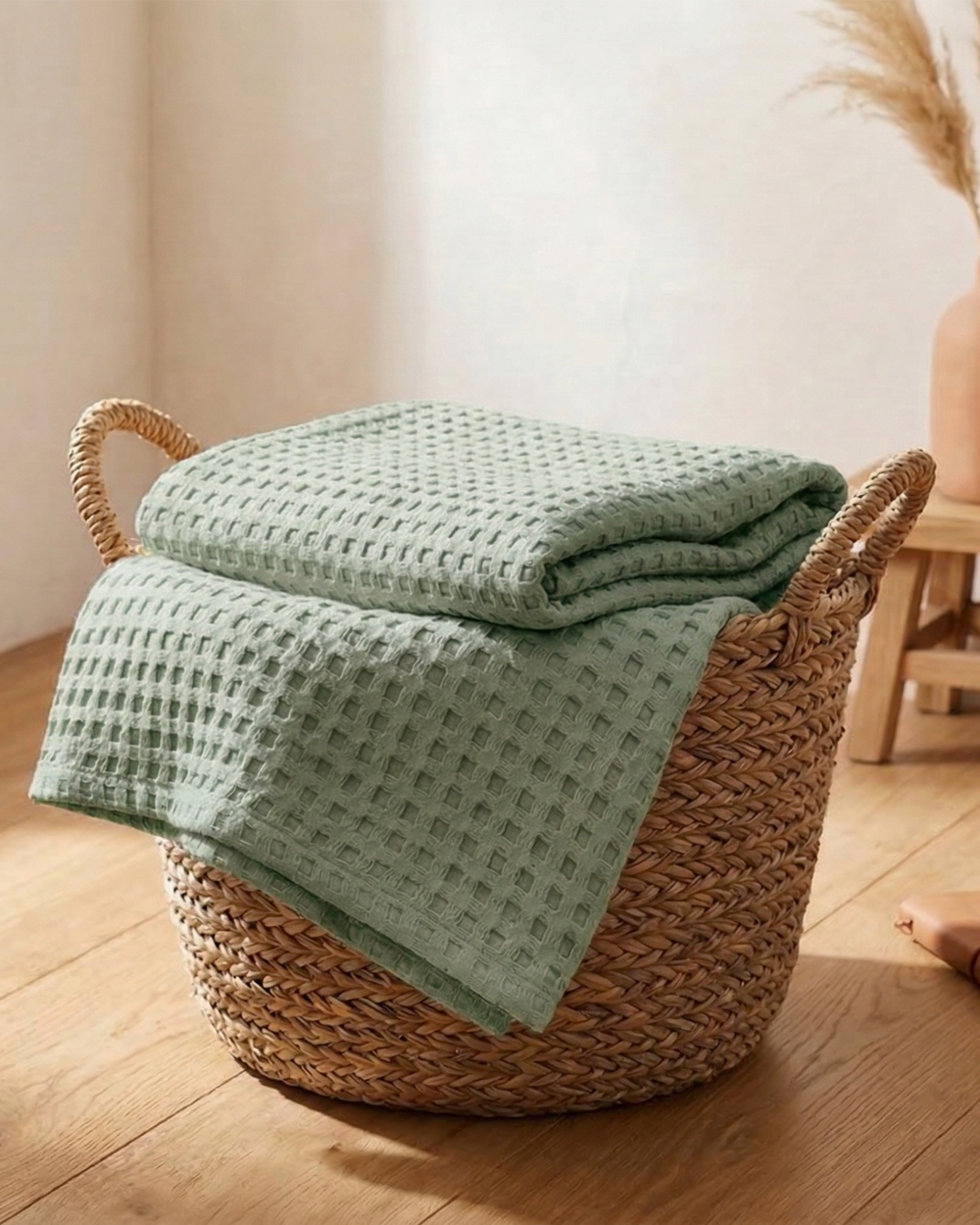 Plaid nido d'ape – 100 % cotone