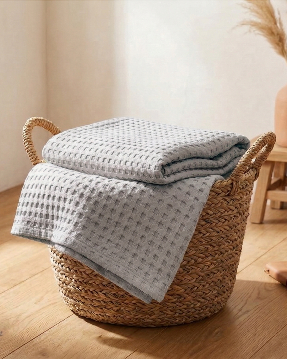 Plaid nido d'ape – 100 % cotone