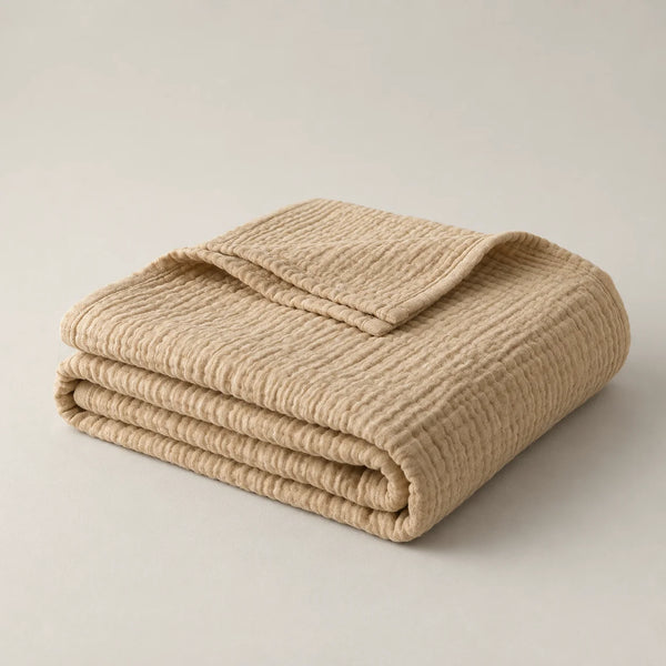 Plaid in mussola 100 % cotone
